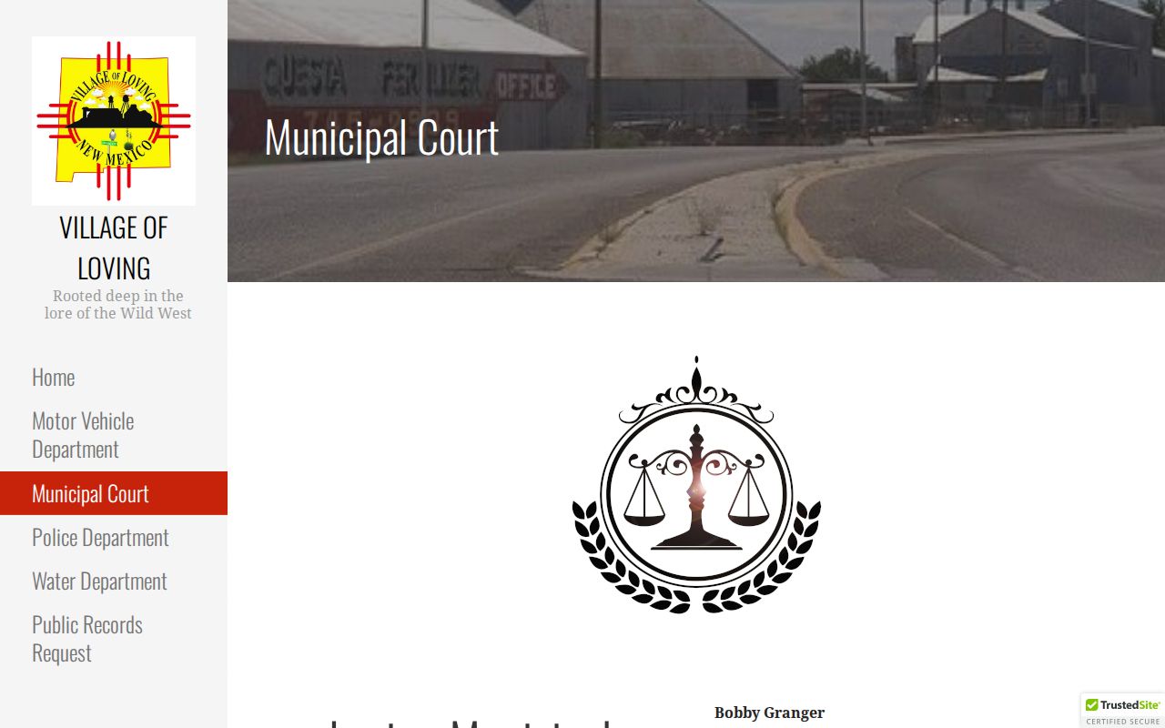 Loving criminal records Municipal Court information