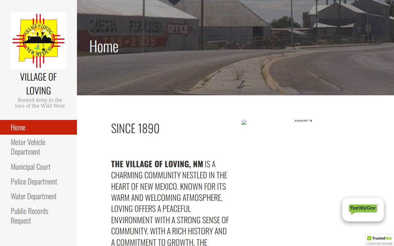Loving criminal records village government homepage